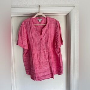 NWOT Coldwater Creek Linen Top